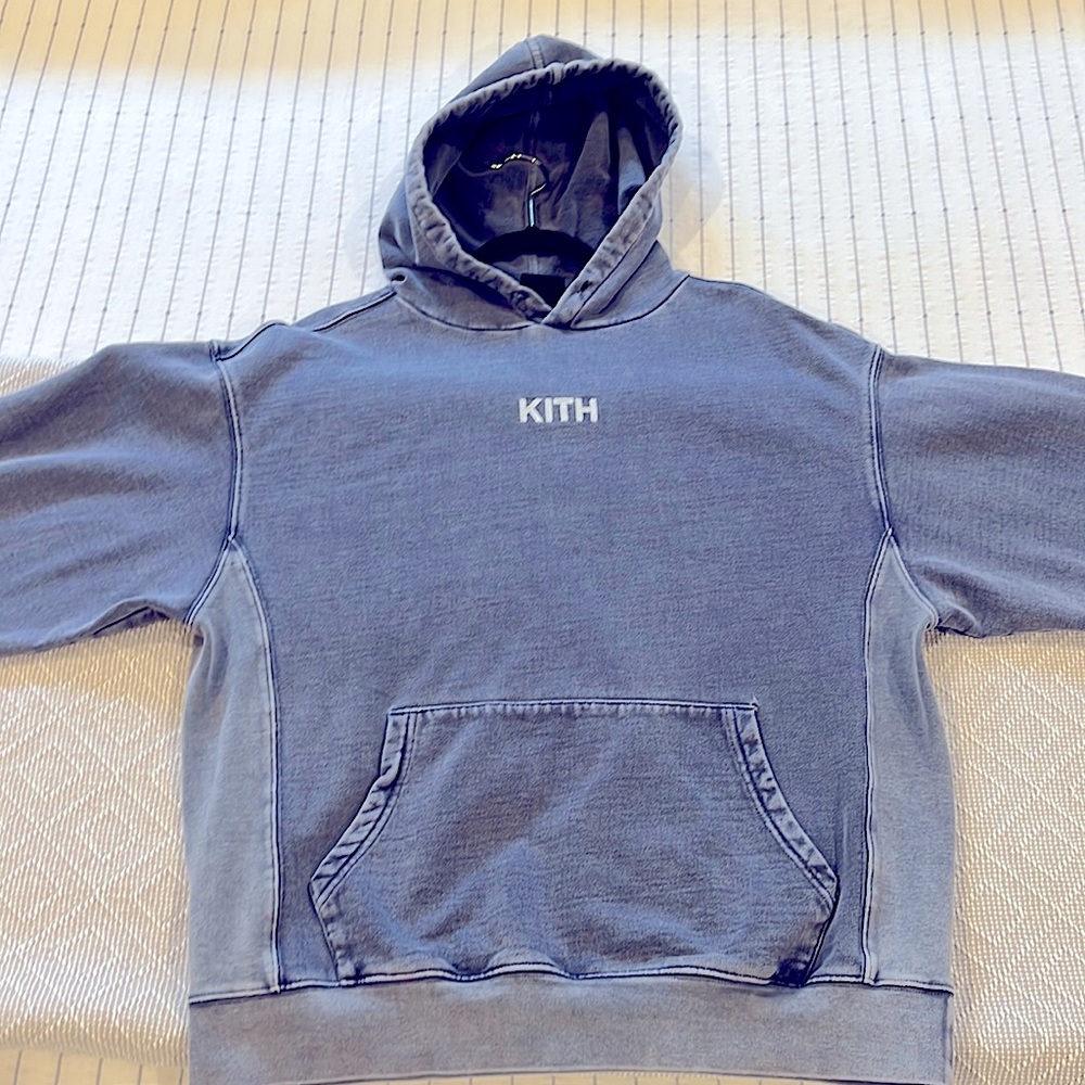 Kith WILLIAMS III Hoodie Washed Navy